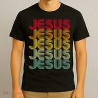 Retro Jesus Vintage Christian Faith T-Shirt thumb 3