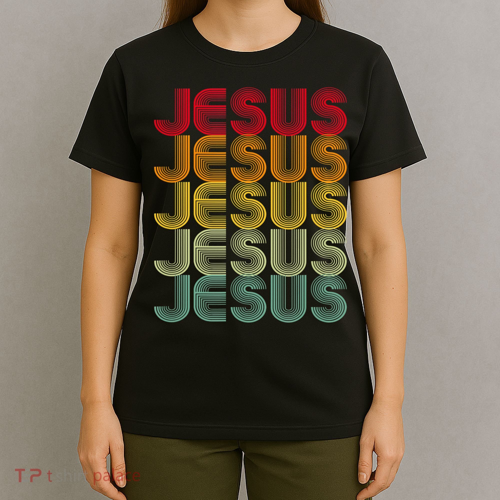 Retro Jesus Vintage Christian Faith T-Shirt