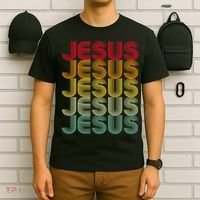Retro Jesus Vintage Christian Faith T-Shirt thumb 6
