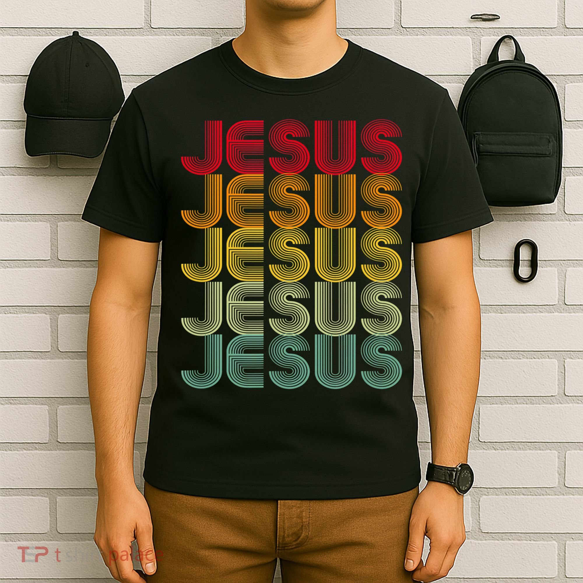 Retro Jesus Vintage Christian Faith T-Shirt