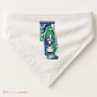 Ripple J X Ratchet & Clank Dr. Nefarious Kanji USA-Made Doggie Bandana thumb 0