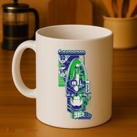 Ripple J X Ratchet & Clank Dr. Nefarious Kanji Coffee Mug thumb 4