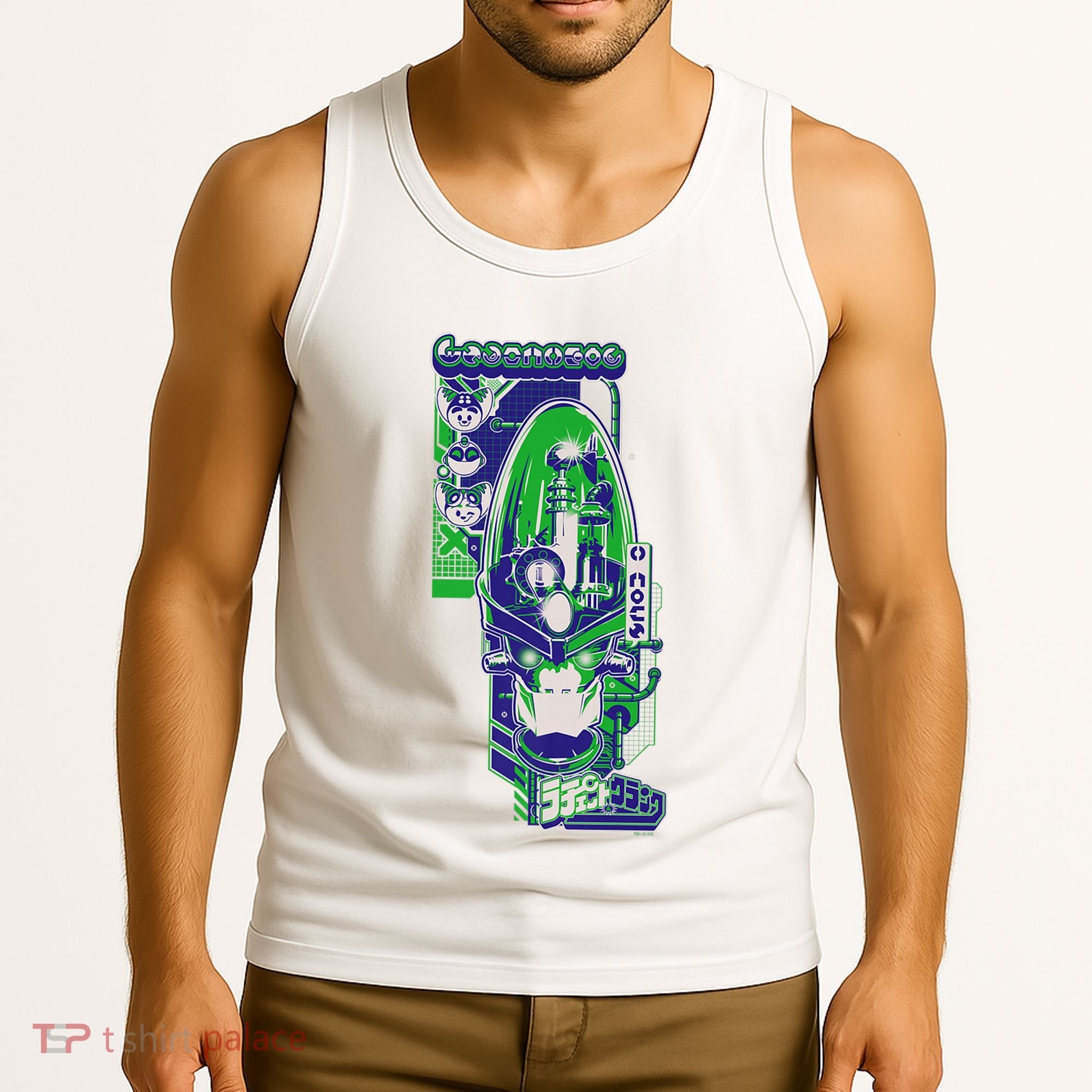 Ripple J X Ratchet & Clank Dr. Nefarious Kanji Tank Top