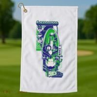Ripple J X Ratchet & Clank Dr. Nefarious Kanji Golf Towel thumb 1