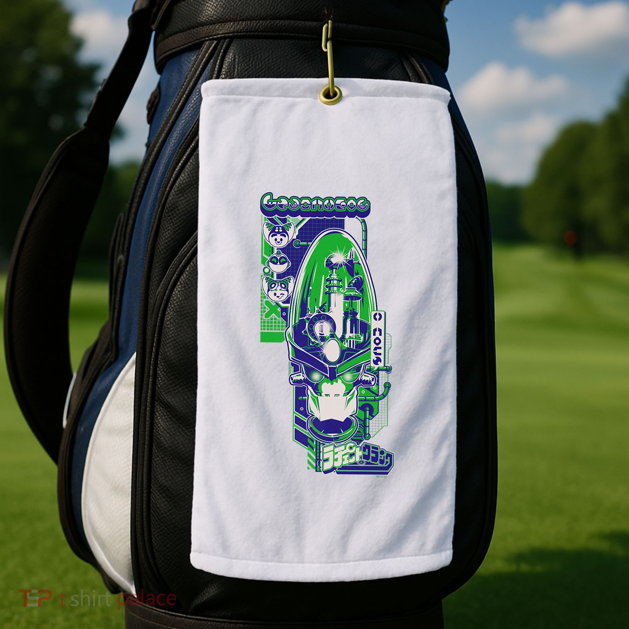 Ripple J X Ratchet & Clank Dr. Nefarious Kanji Golf Towel