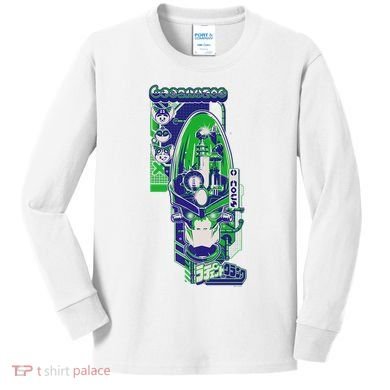 Ripple J X Ratchet & Clank Dr. Nefarious Kanji Kids Long Sleeve Shirt