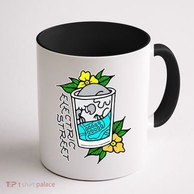 Refresh Kills American Traditional Tattoo Coffee Mug back