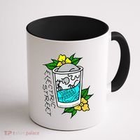 Refresh Kills American Traditional Tattoo Coffee Mug thumb 1
