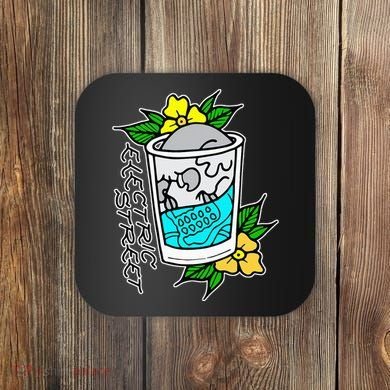 Refresh Kills American Traditional Tattoo Coaster