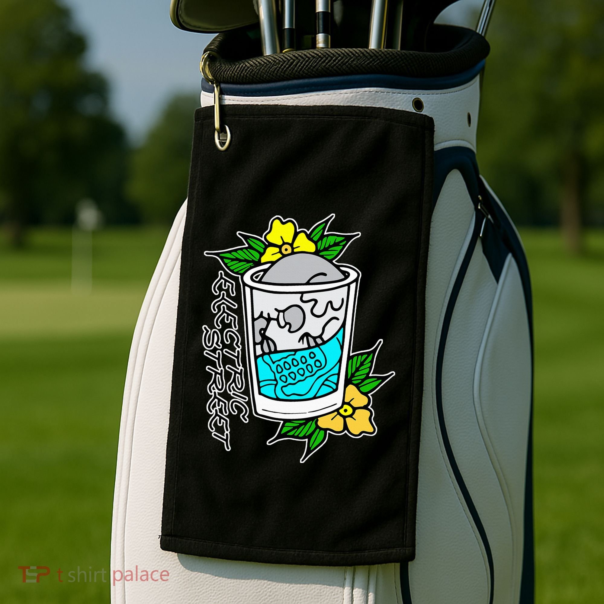 Refresh Kills American Traditional Tattoo Golf Towel