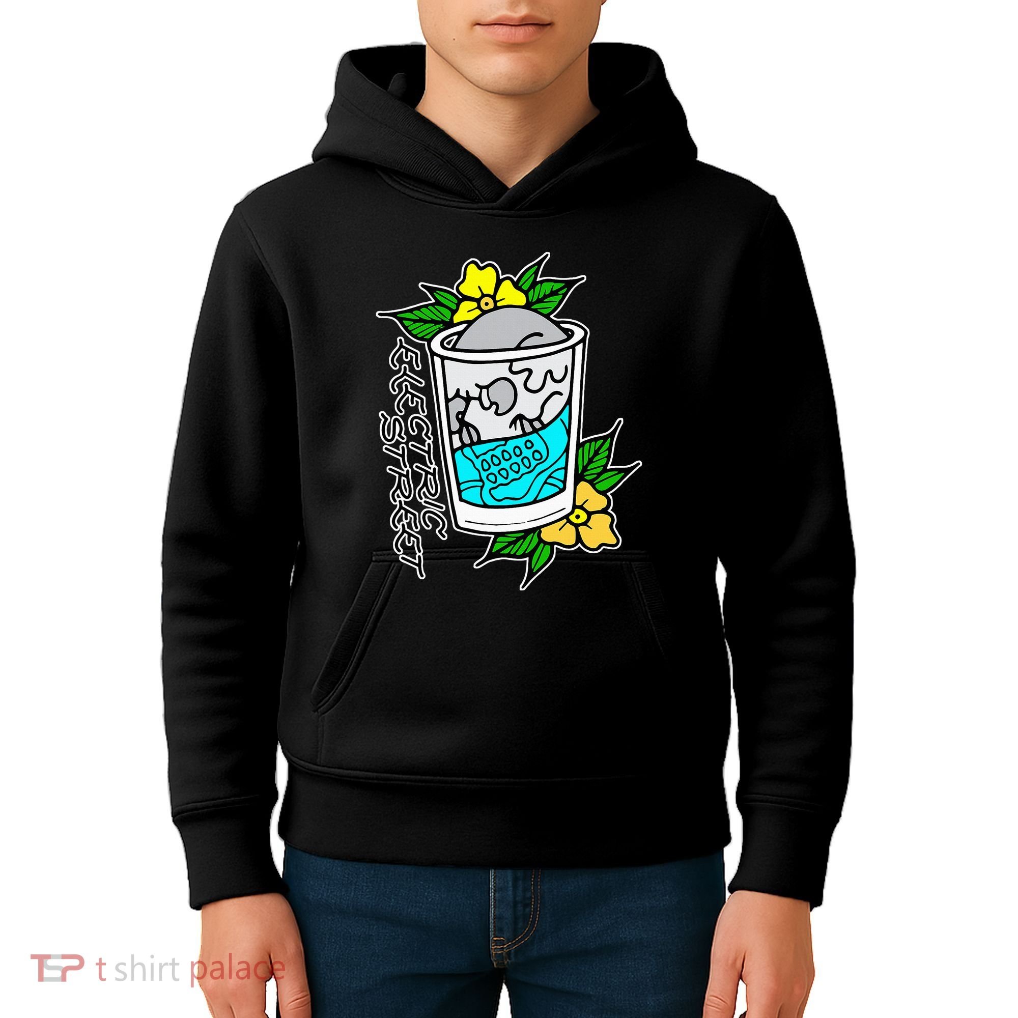 Refresh Kills American Traditional Tattoo Kids Hoodie