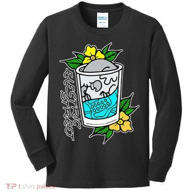 Refresh Kills American Traditional Tattoo Kids Long Sleeve Shirt