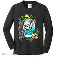 Refresh Kills American Traditional Tattoo Kids Long Sleeve Shirt thumb 0