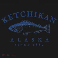 Retro Ketchikan Alaska Fishing Apron thumb 3
