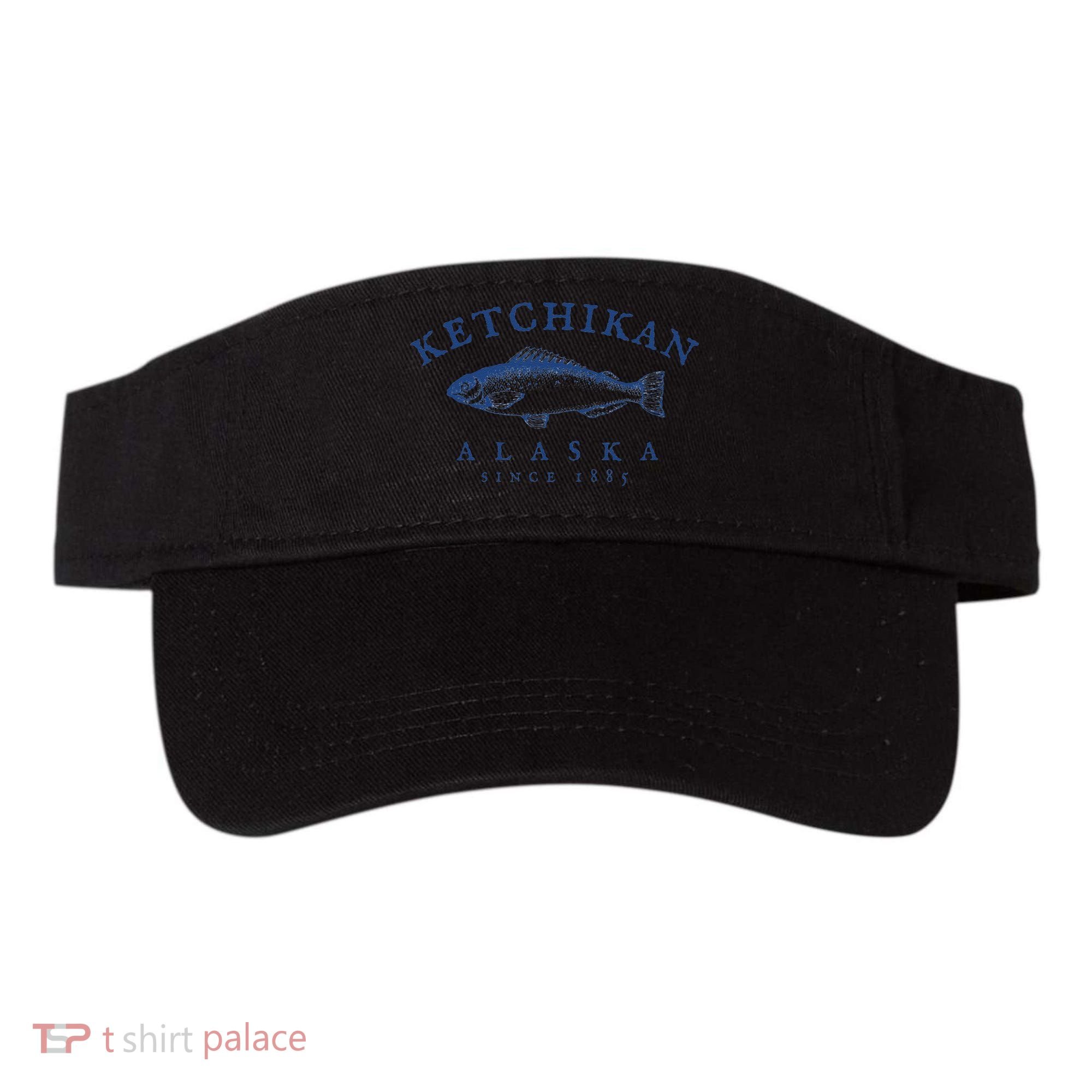 Retro Ketchikan Alaska Fishing Visor