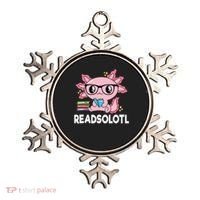 Readsolotl  Kawaii Axolotl Book Lover Funny Reading Ornament thumb 0