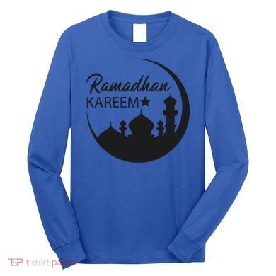 Ramadan Kareem Arabic Ramadan Mubarak Gift Long Sleeve Shirt