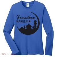 Ramadan Kareem Arabic Ramadan Mubarak Gift Women's Long Sleeve Shirt thumb 0