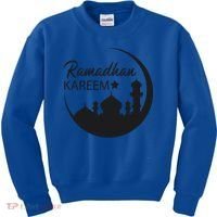 Ramadan Kareem Arabic Ramadan Mubarak Gift Kids Sweatshirt thumb 0