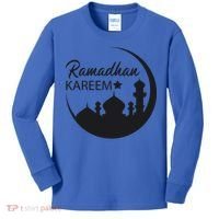 Ramadan Kareem Arabic Ramadan Mubarak Gift Kids Long Sleeve Shirt thumb 0
