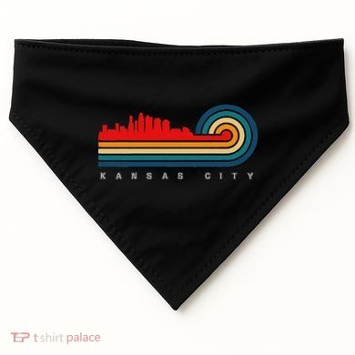 Retro Kansas City USA-Made Doggie Bandana