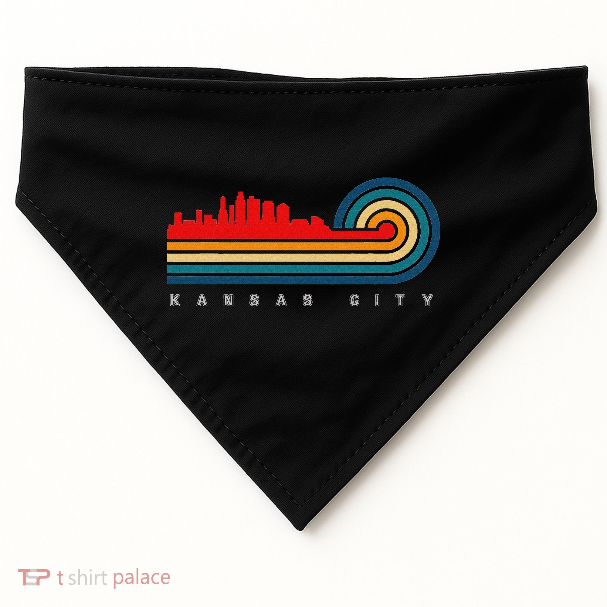 Retro Kansas City USA-Made Doggie Bandana