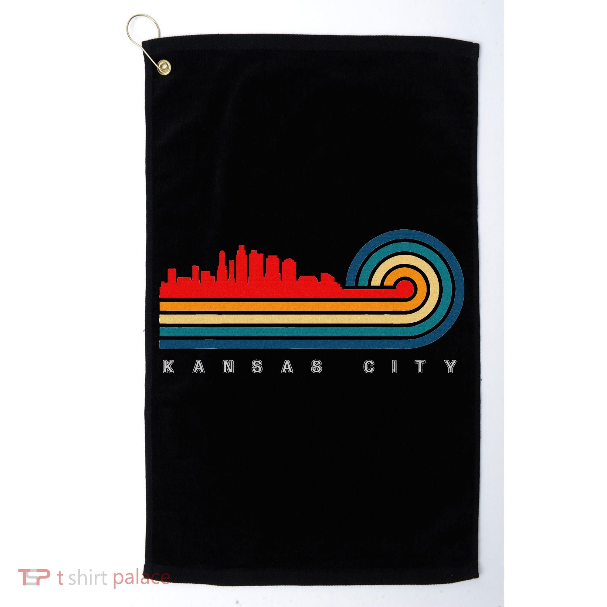 Retro Kansas City Golf Towel