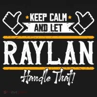 Raylan Keep Calm And Let Raylan Handle That Gift Bucket Hat thumb 4