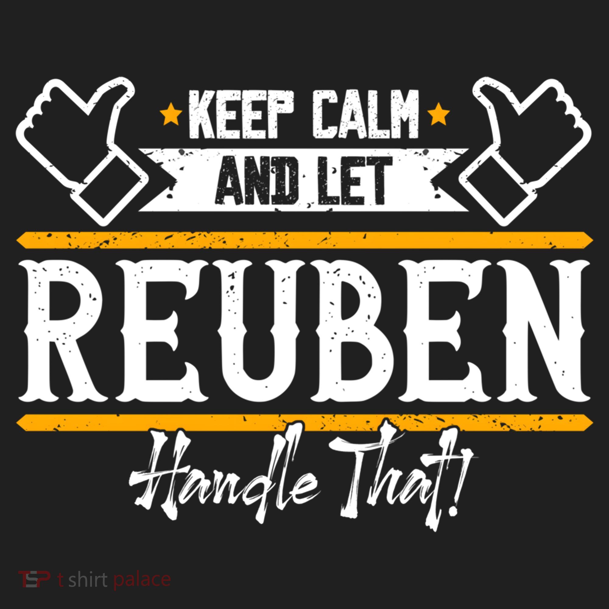 Reuben Keep Calm And Let Reuben Handle That Cute Gift Beanie
