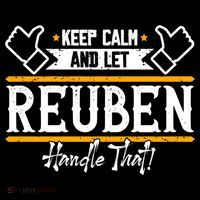 Reuben Keep Calm And Let Reuben Handle That Cute Gift Women's Hoodie thumb 2