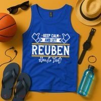 Reuben Keep Calm And Let Reuben Handle That Cute Gift Tank Top thumb 4