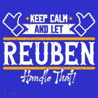 Reuben Keep Calm And Let Reuben Handle That Cute Gift Visor thumb 3