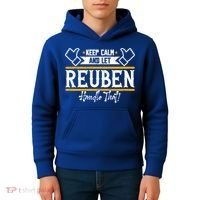 Reuben Keep Calm And Let Reuben Handle That Cute Gift Kids Hoodie thumb 4