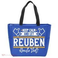 Reuben Keep Calm And Let Reuben Handle That Cute Gift Tote Bag thumb 0