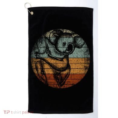 Retro Koala Great Gift Golf Towel