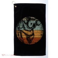 Retro Koala Great Gift Golf Towel thumb 0