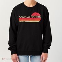 Retro Kamala Harris Obviously Harris Obviously Women's Sweatshirt thumb 0