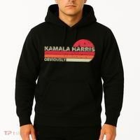 Retro Kamala Harris Obviously Harris Obviously Hoodie thumb 2