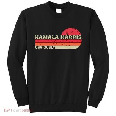 Retro Kamala Harris Obviously Harris Obviously Sweatshirt