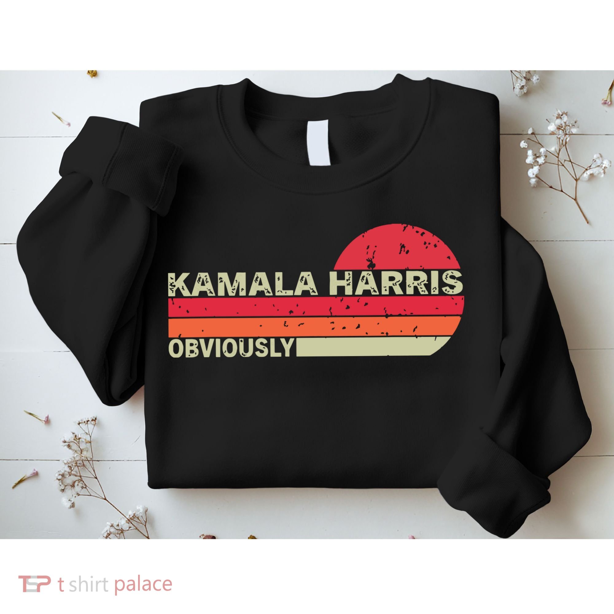 Retro Kamala Harris Obviously Harris Obviously Sweatshirt