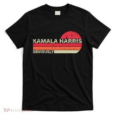 Retro Kamala Harris Obviously Harris Obviously T-Shirt