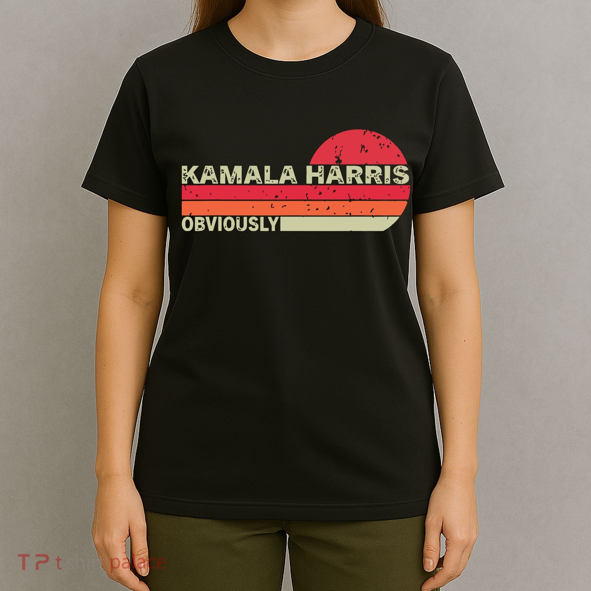 Retro Kamala Harris Obviously Harris Obviously T-Shirt