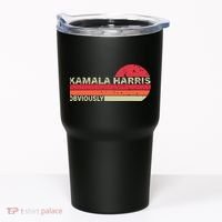 Retro Kamala Harris Obviously Harris Obviously Tumbler thumb 0