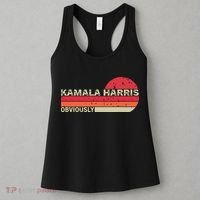 Retro Kamala Harris Obviously Harris Obviously Women's Tank Top thumb 3