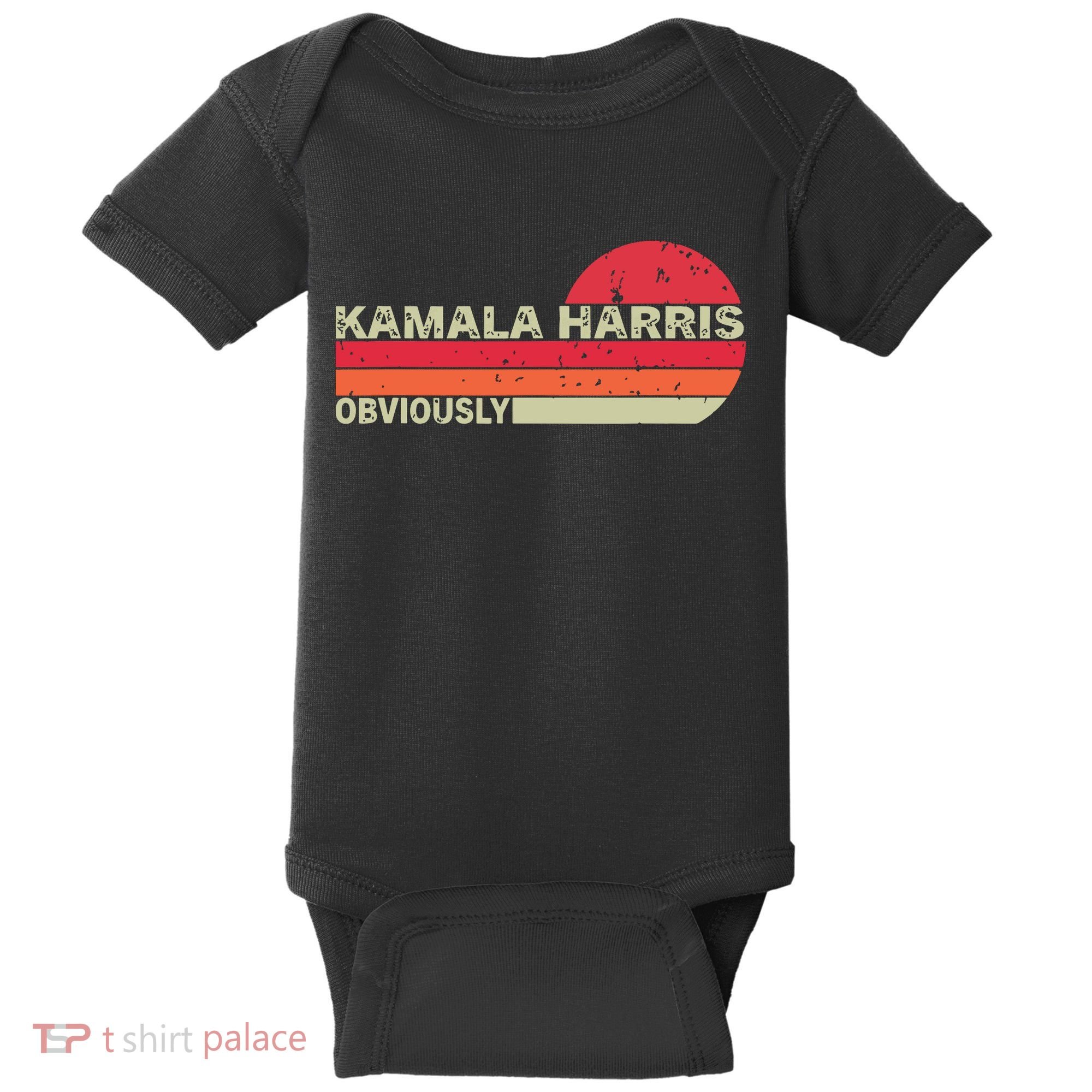 Retro Kamala Harris Obviously Harris Obviously Baby Bodysuit