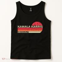 Retro Kamala Harris Obviously Harris Obviously Tank Top thumb 2