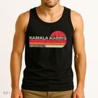 Retro Kamala Harris Obviously Harris Obviously Tank Top thumb 3