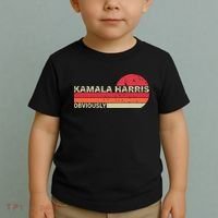 Retro Kamala Harris Obviously Harris Obviously Toddler T-Shirt thumb 2