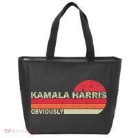 Retro Kamala Harris Obviously Harris Obviously Tote Bag thumb 0