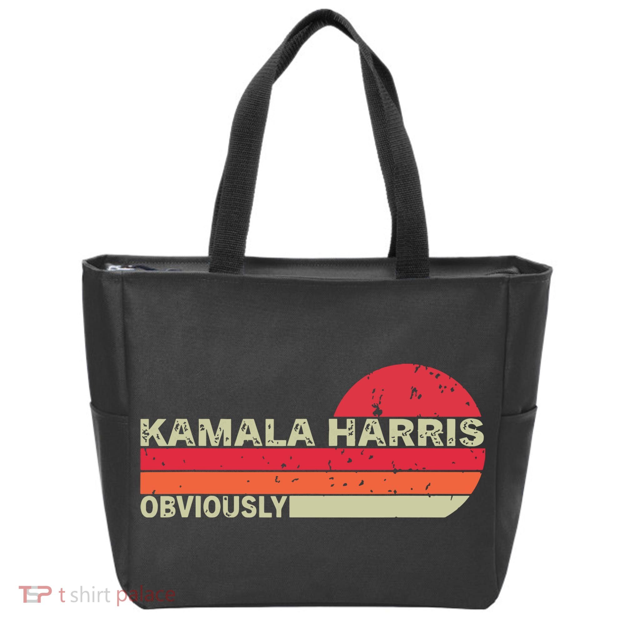 Retro Kamala Harris Obviously Harris Obviously Tote Bag